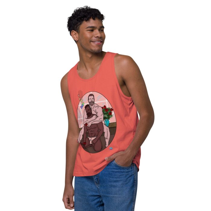 Men’s premium tank top - Guns & Roses - Image 23