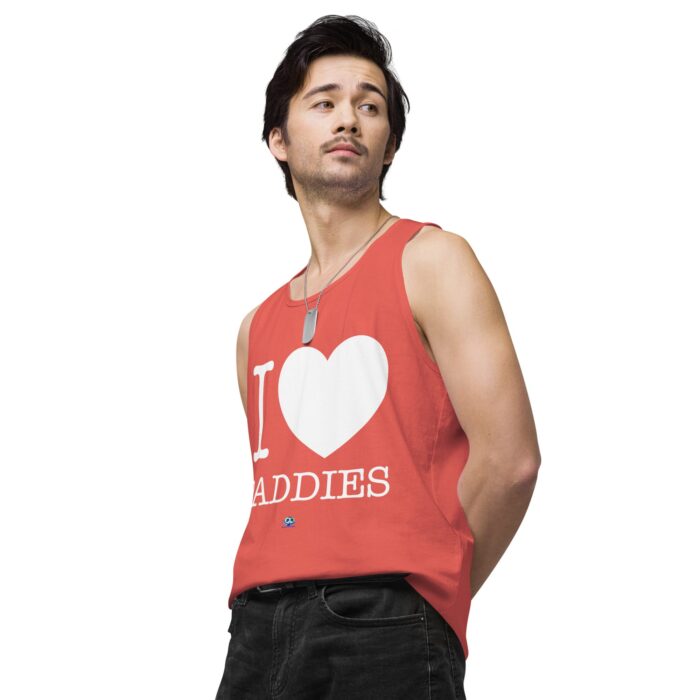 Men’s premium tank top - I Heart Daddies - Image 39
