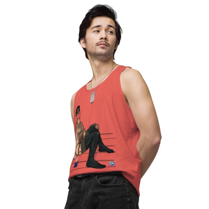 Men’s premium tank top - Leather and Lace - Image 40