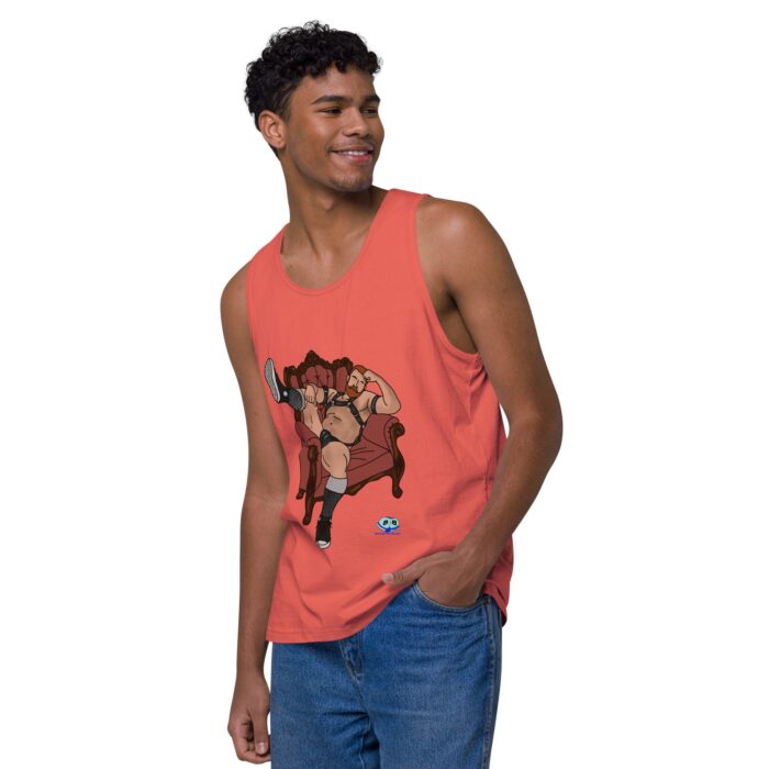 Men’s premium tank top - Leather Chair - Image 32