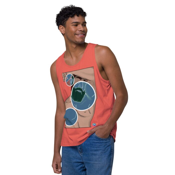 Men’s premium tank top - Negative Feelings - Image 23