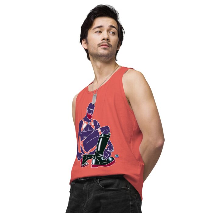 Men’s premium tank top - Rubber Daddy - Image 39