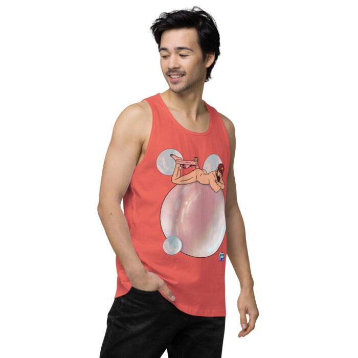 Men’s premium tank top - Bubbles - Image 39