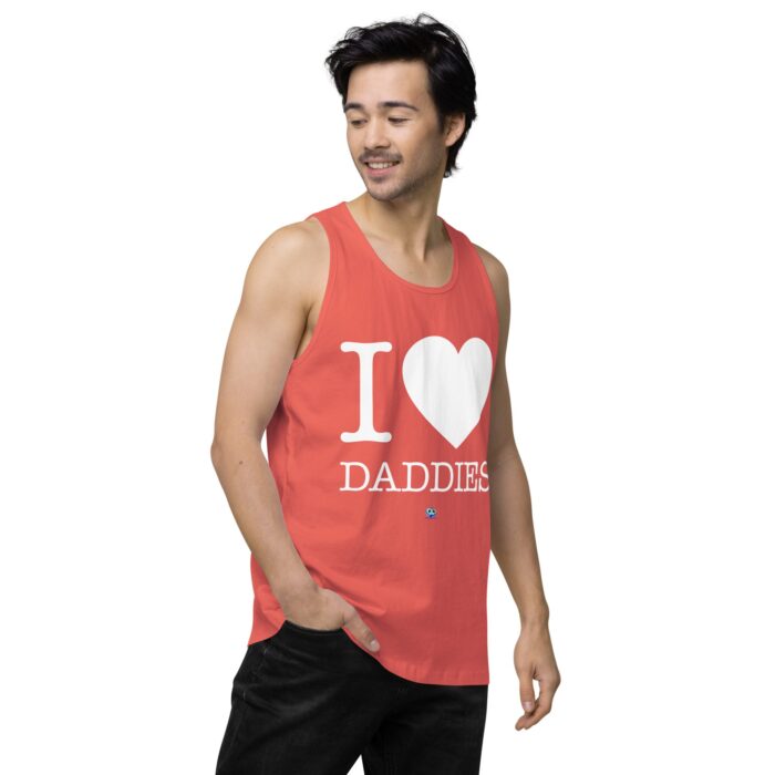 Men’s premium tank top - I Heart Daddies - Image 38
