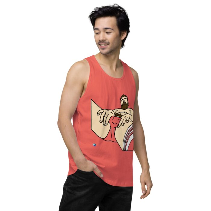 Men’s premium tank top - Peekaboo Bush - Image 38