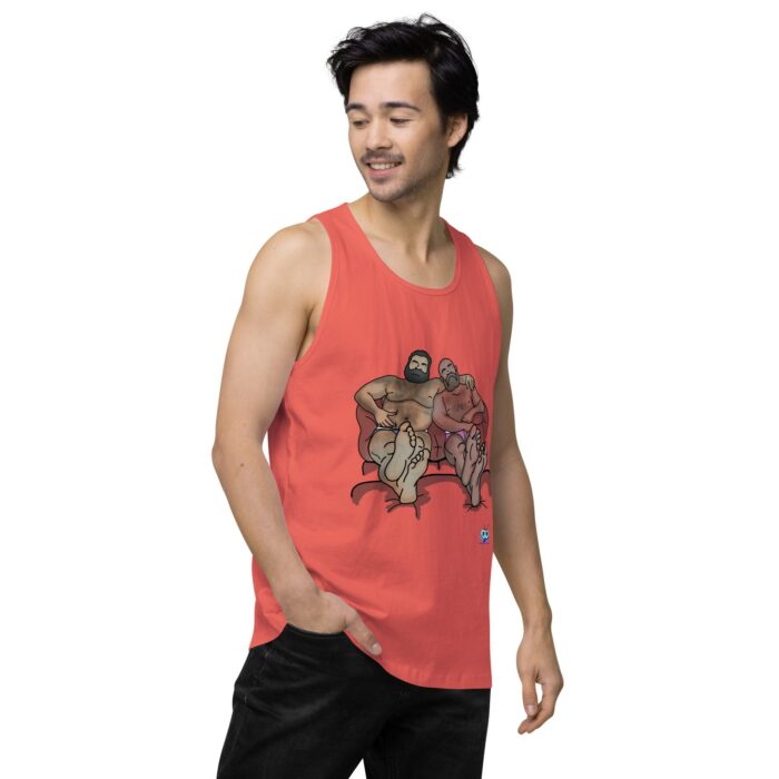 Men’s premium tank top - Staying In - Image 38