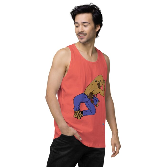 Men’s premium tank top - Teddy Bear Snuggles - Image 38