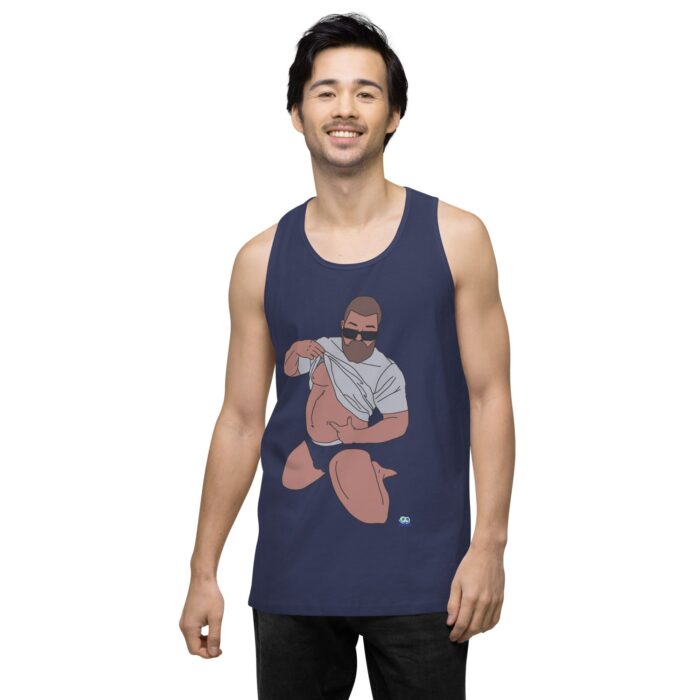 Men’s premium tank top - Belly Pride - Image 28
