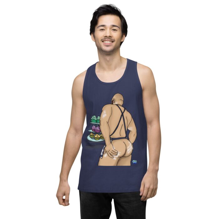 Men’s premium tank top - Cakes - Image 13