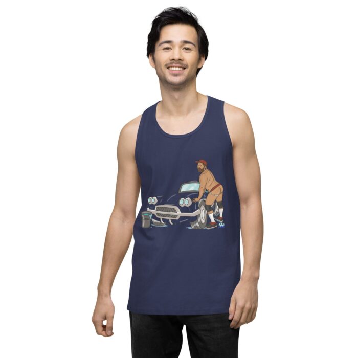 Men’s premium tank top - Car Wash - Image 13