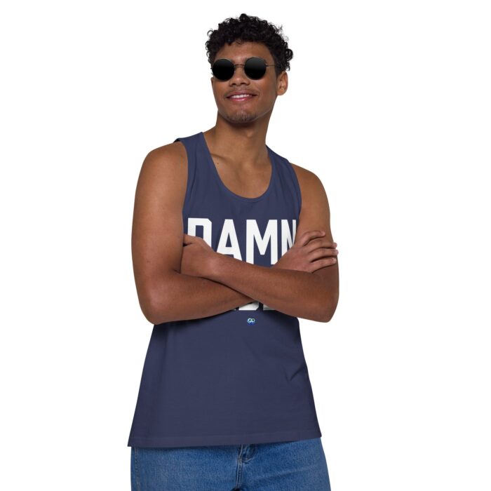 Men’s premium tank top - Damn Daddy - Image 22