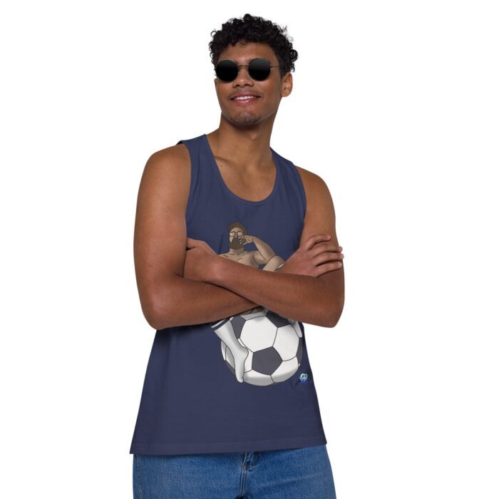 Men’s premium tank top - Futbal / Soccer - Image 23
