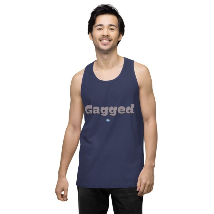 Men’s premium tank top - Gagged - Image 28