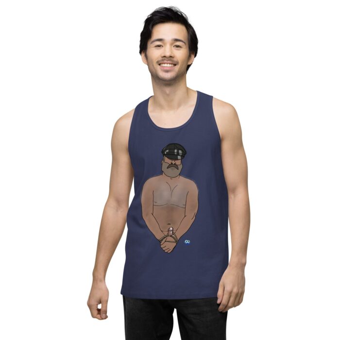 Men’s premium tank top - Hairy Daddy - Image 28