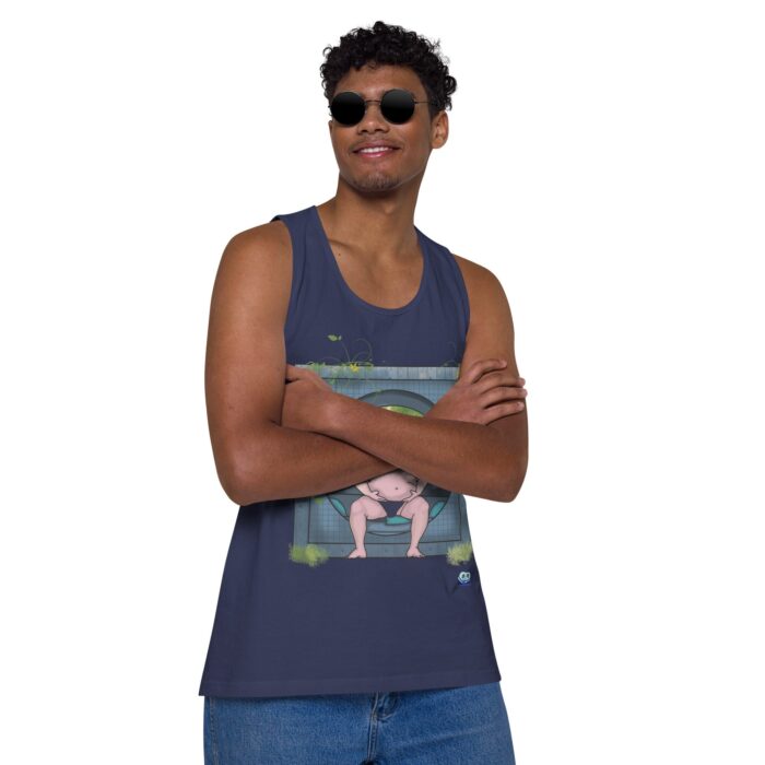 Men’s premium tank top - Heavy Meditation - Image 19