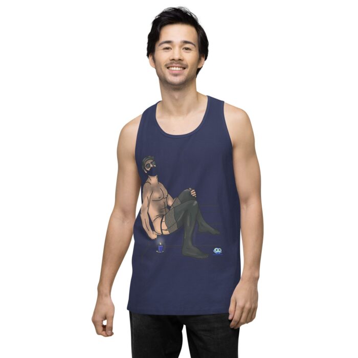 Men’s premium tank top - Leather and Lace - Image 28