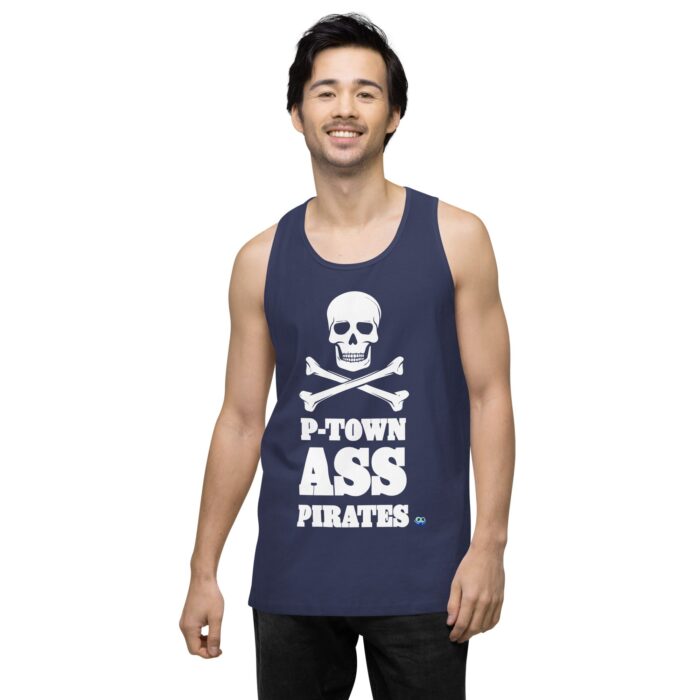 Men’s premium tank top - P-Town Ass Pirates - Image 27