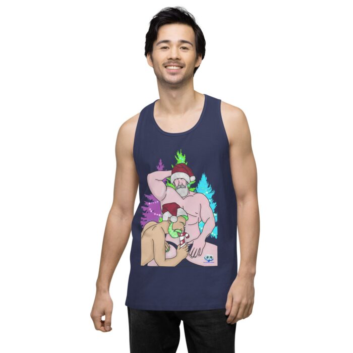 Men’s premium tank top - Peppermint Stick - Image 27