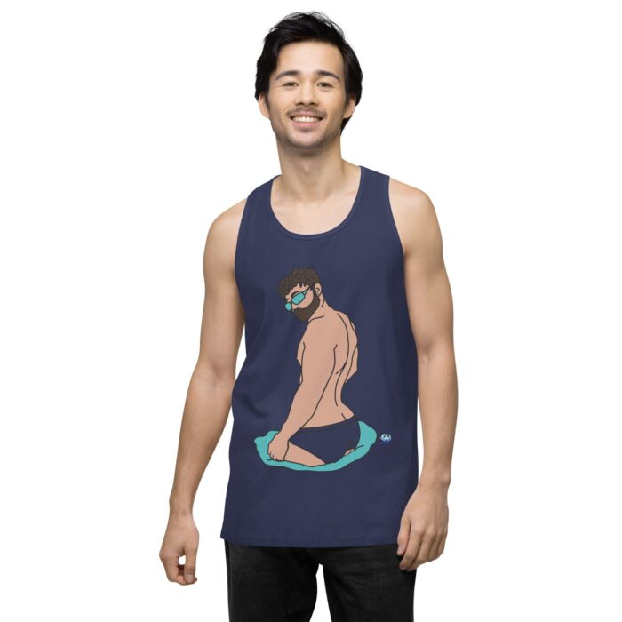 Men’s premium tank top - Pool Boy - Image 27