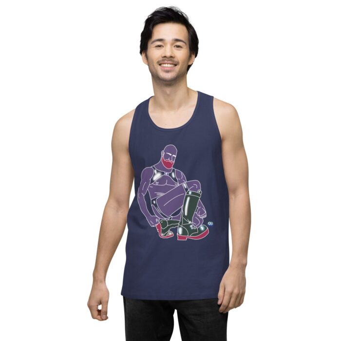 Men’s premium tank top - Rubber Daddy - Image 27