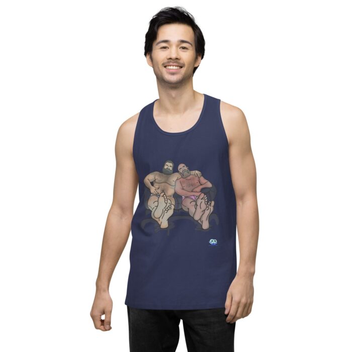Men’s premium tank top - Staying In - Image 27