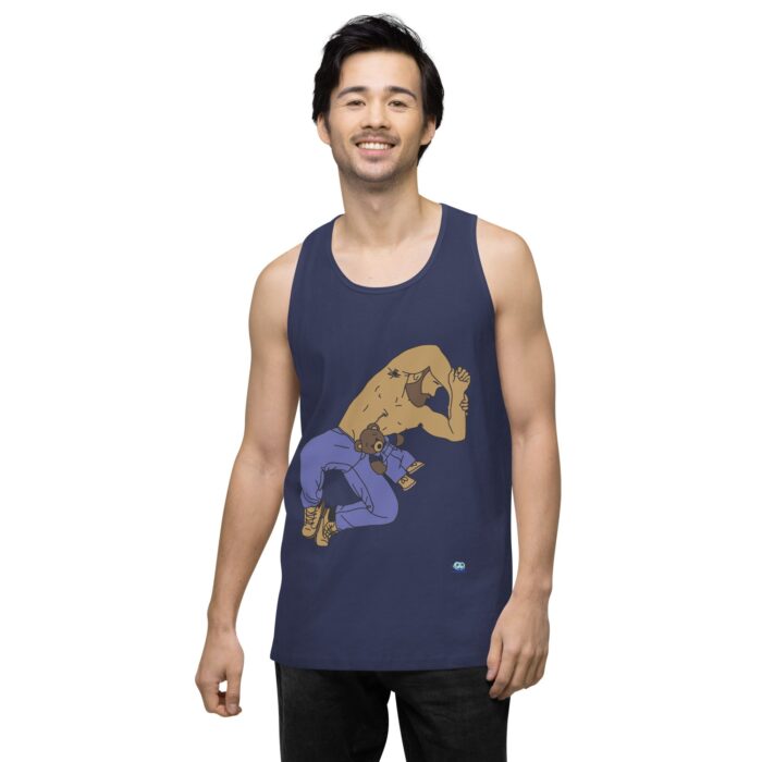 Men’s premium tank top - Teddy Bear Snuggles - Image 28
