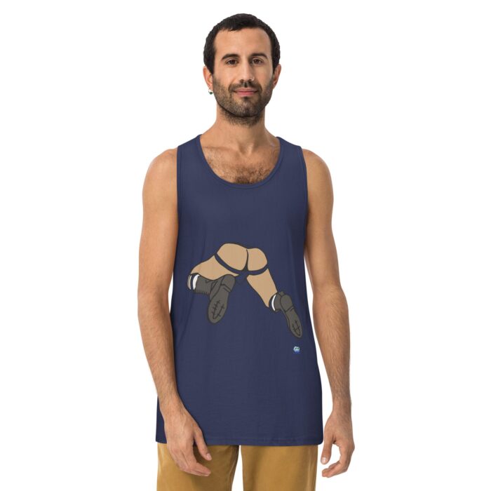Men’s premium tank top - Ass in Boots - Image 12