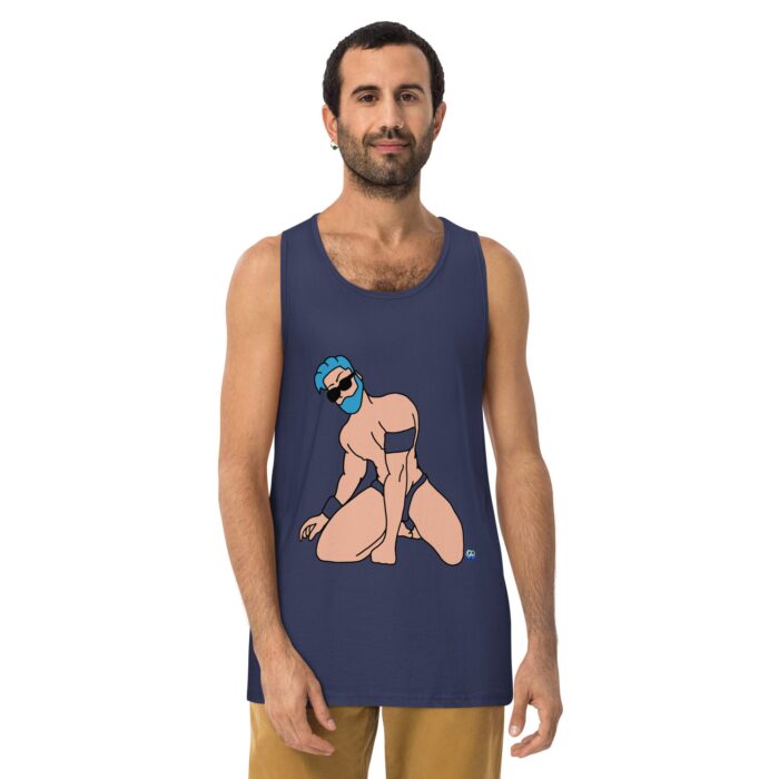 Men’s premium tank top - Bikini, Arm Bands, and Wrist Cuffs - Image 12