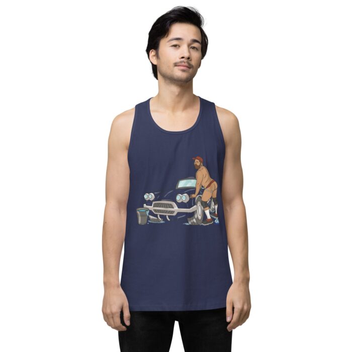 Men’s premium tank top - Car Wash - Image 12