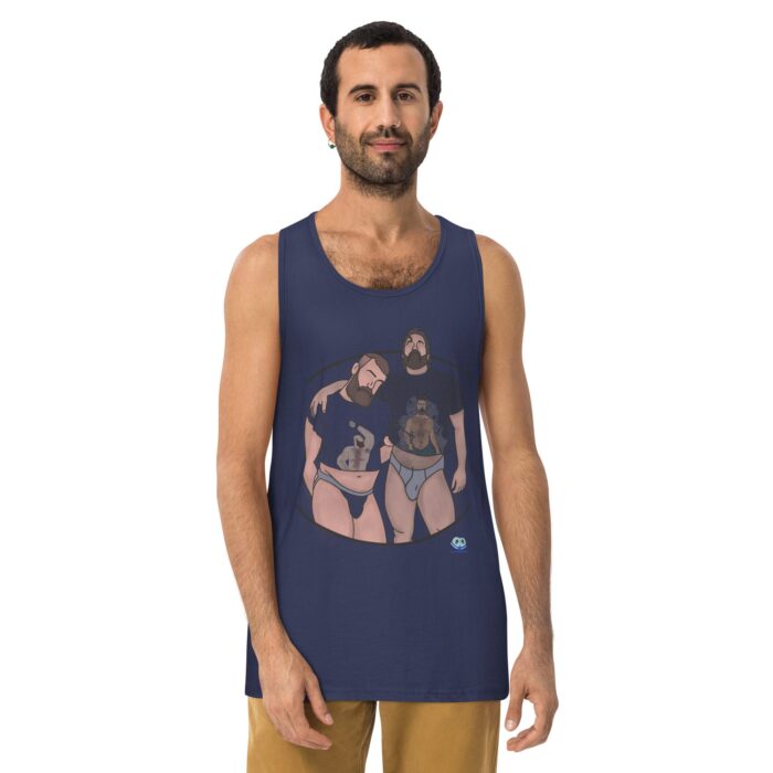 Men’s premium tank top - Cropped - Image 7