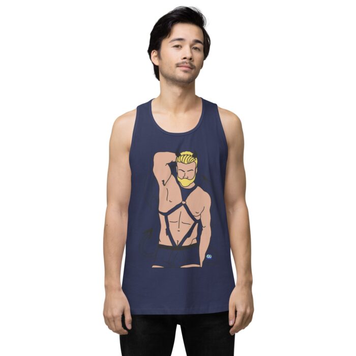 Men’s premium tank top - Devil - Image 26