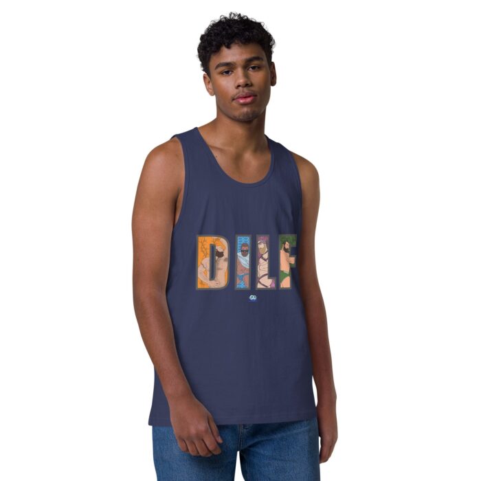 Men’s premium tank top - DILF Cutout - Image 12