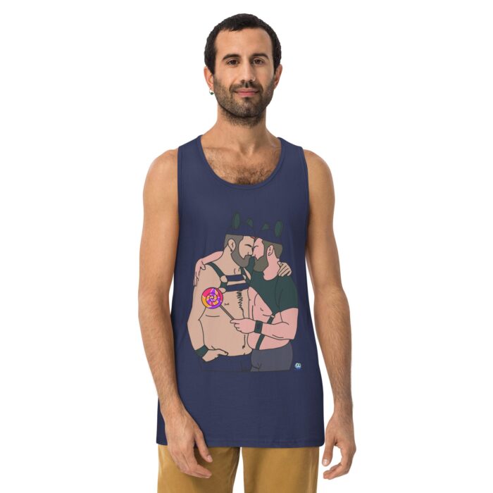 Men’s premium tank top - Disney Couple - Image 12