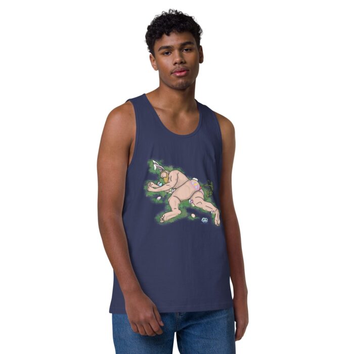 Men’s premium tank top - Egg Hunt - Image 14