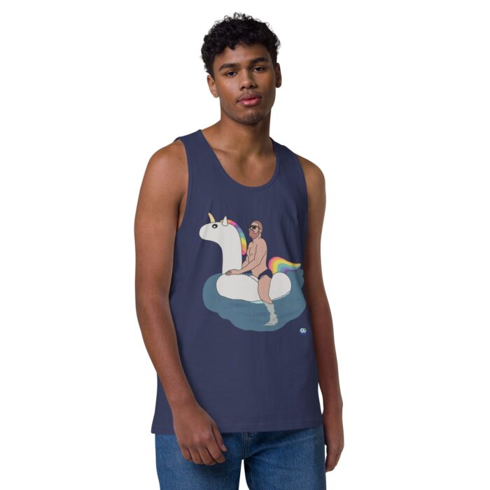 Men’s premium tank top - Float - Image 11