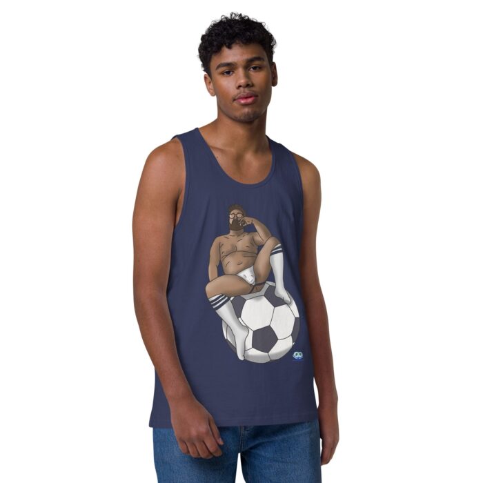 Men’s premium tank top - Futbal / Soccer - Image 22