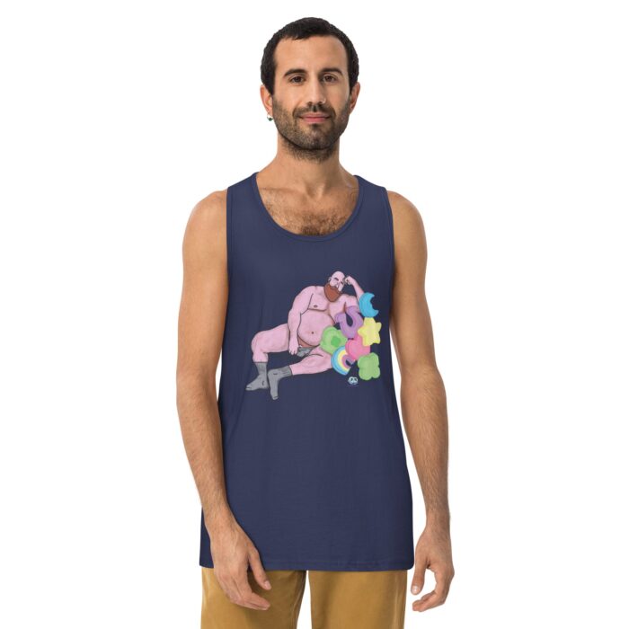 Men’s premium tank top - Get Lucky - Image 8