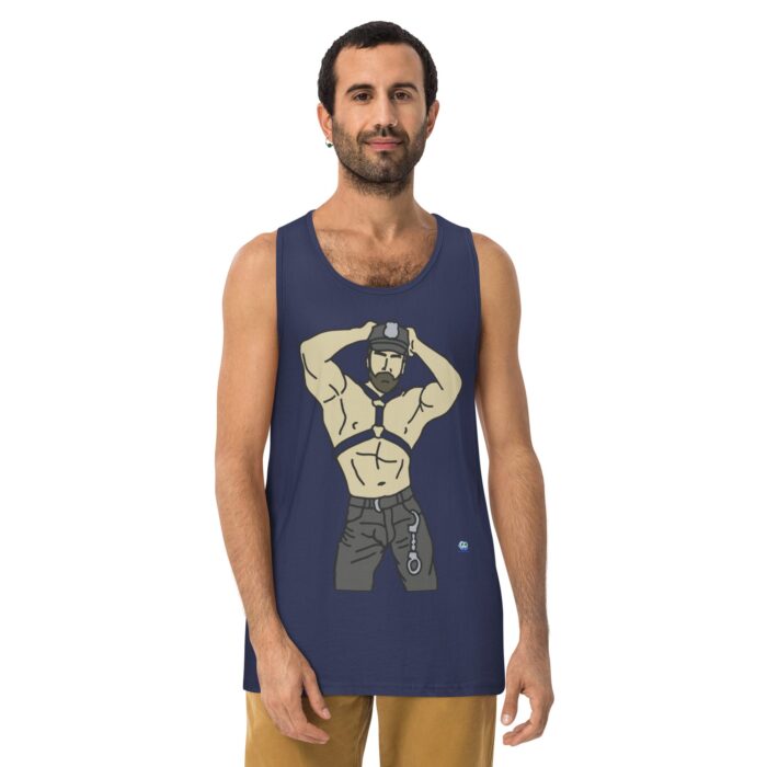 Men’s premium tank top - Handcuffs - Image 6