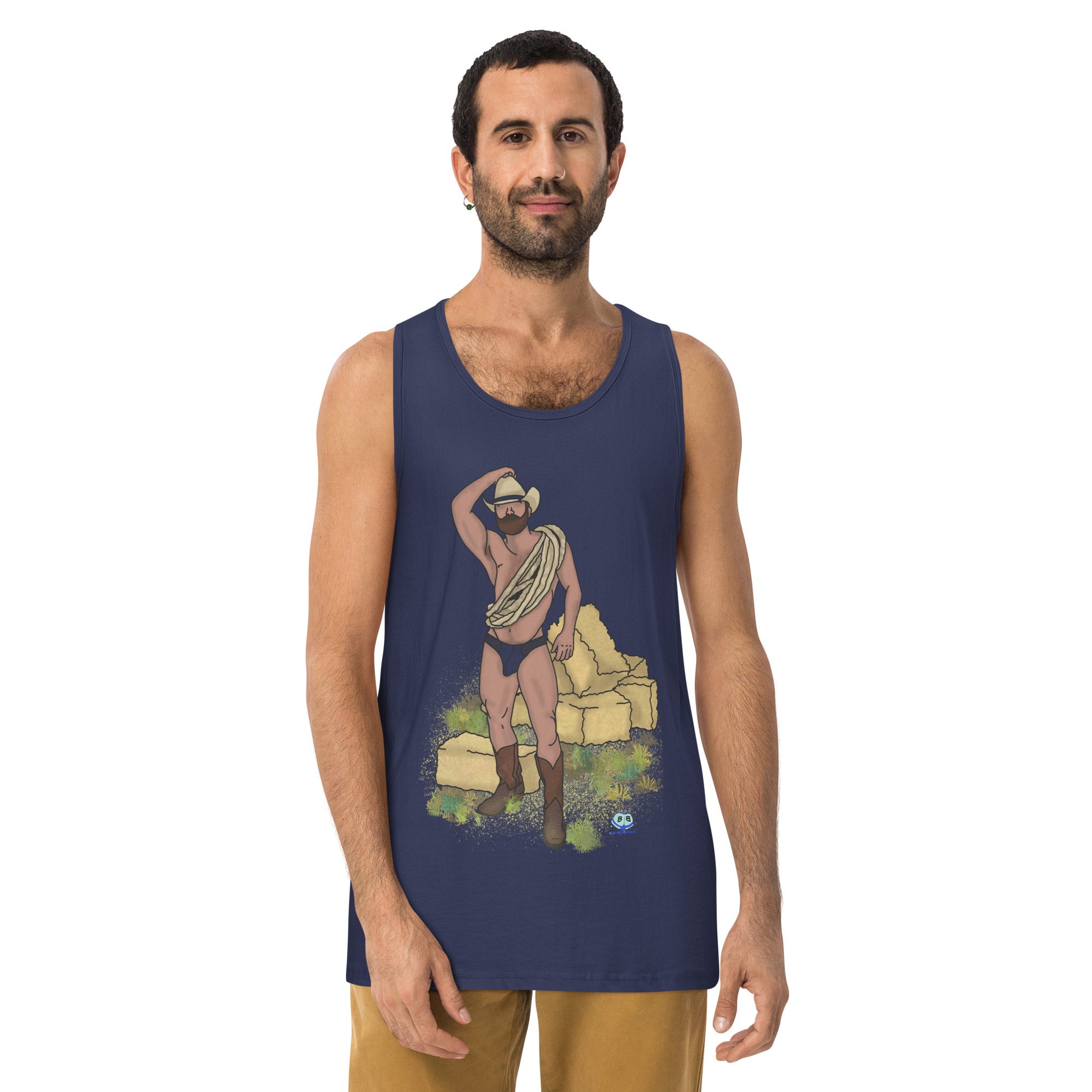 Men’s premium tank top - Hay Dude! - Image 7