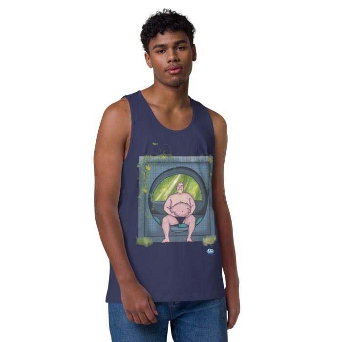 Men’s premium tank top - Heavy Meditation - Image 18