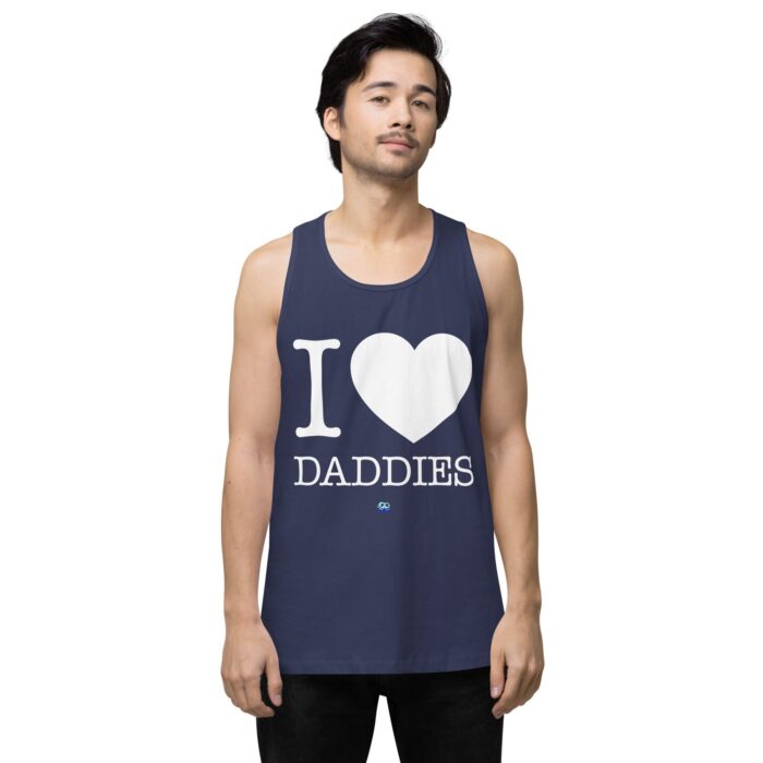 Men’s premium tank top - I Heart Daddies - Image 27