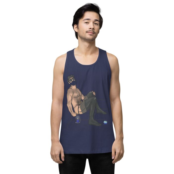 Men’s premium tank top - Leather and Lace - Image 27