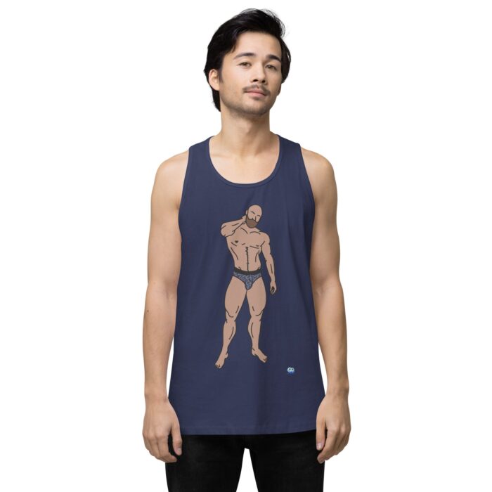 Men’s premium tank top - Leopard Bikini