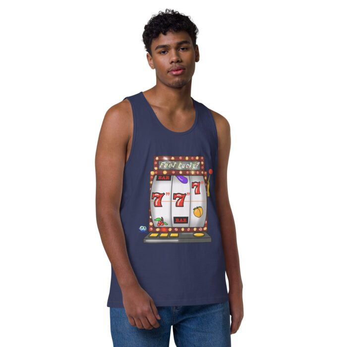 Men’s premium tank top - Lucky Seven Inches - Image 22