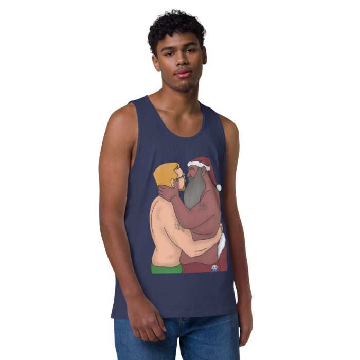 Men’s premium tank top - Mr & Mr Clause - Image 22