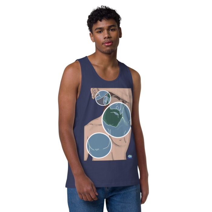 Men’s premium tank top - Negative Feelings - Image 14