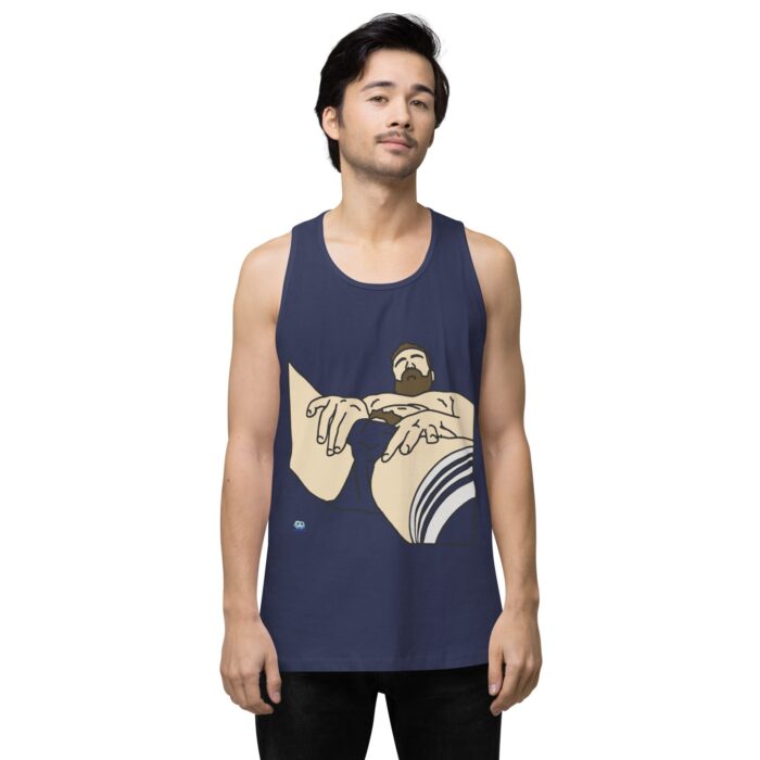 Men’s premium tank top - Peekaboo Bush - Image 27