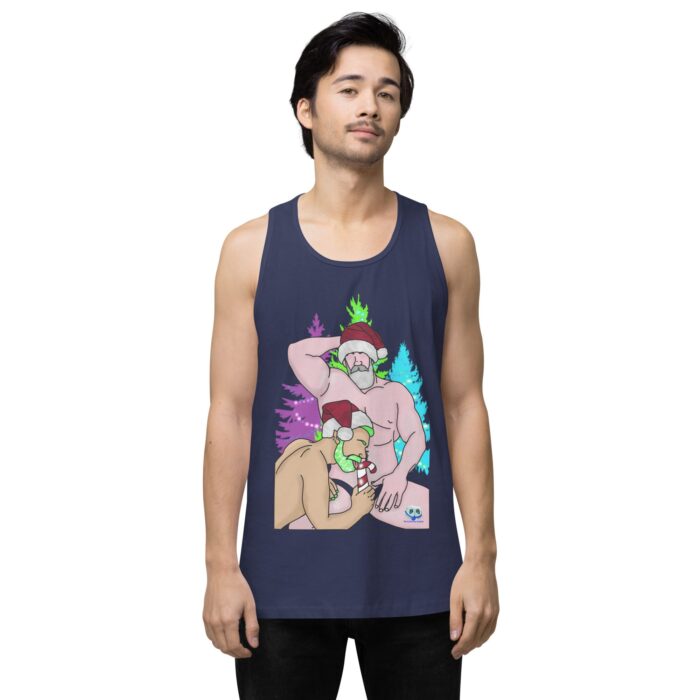 Men’s premium tank top - Peppermint Stick - Image 26