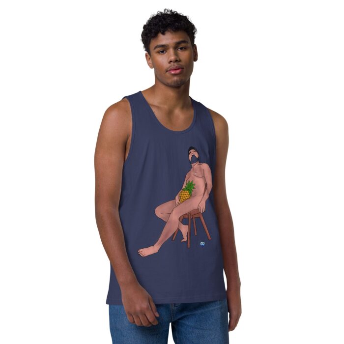 Men’s premium tank top - Pineapple Makes It Sweet - Image 22