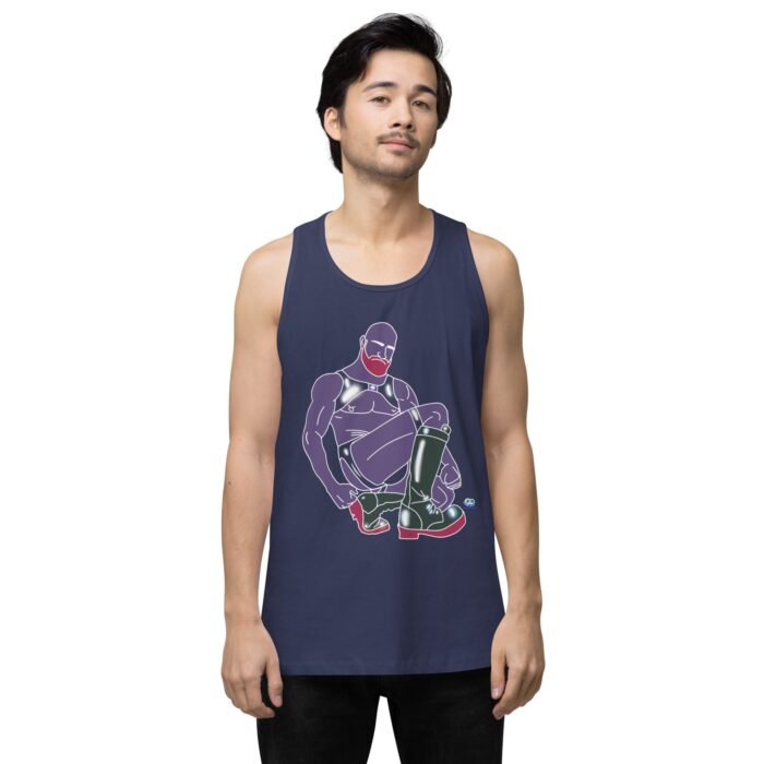 Men’s premium tank top - Rubber Daddy - Image 26